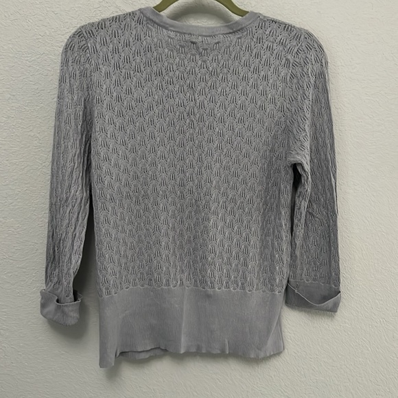 Gray 3/4 sleeve cardigan - Picture 6 of 6